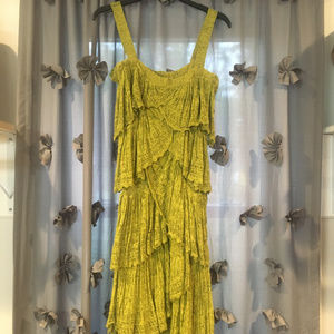 Betsey Johnson Olive Crocheted Dress